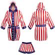 Rocky Apollo Creed Satin Robe and Shorts Set